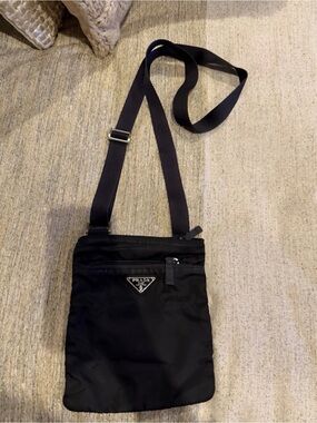 Prada Black Nylon Crossbody Bag
